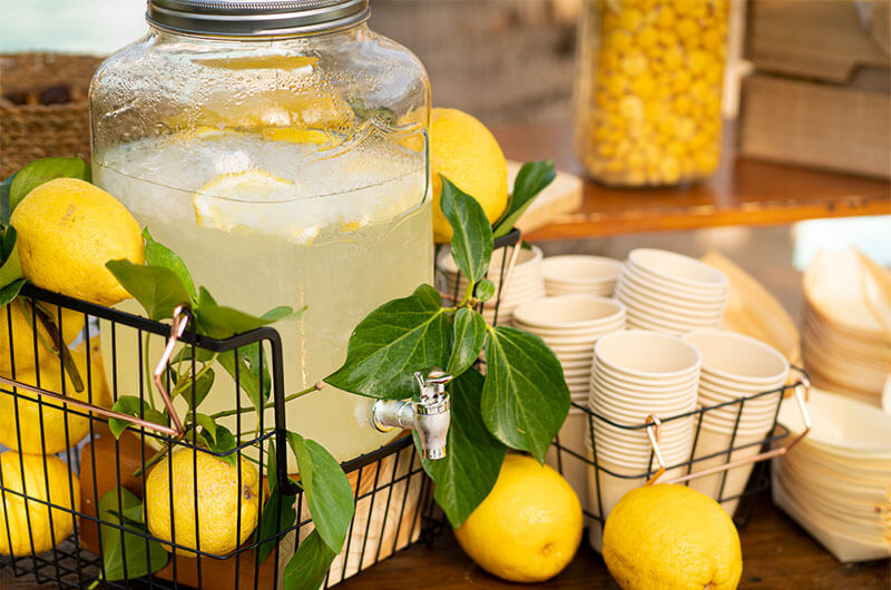 Limonada da casa no Snack-Bar da Quinta